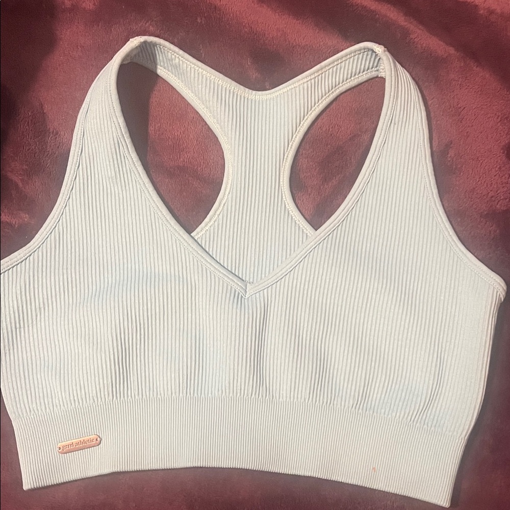 Grrrl Blue Seamless sports bra